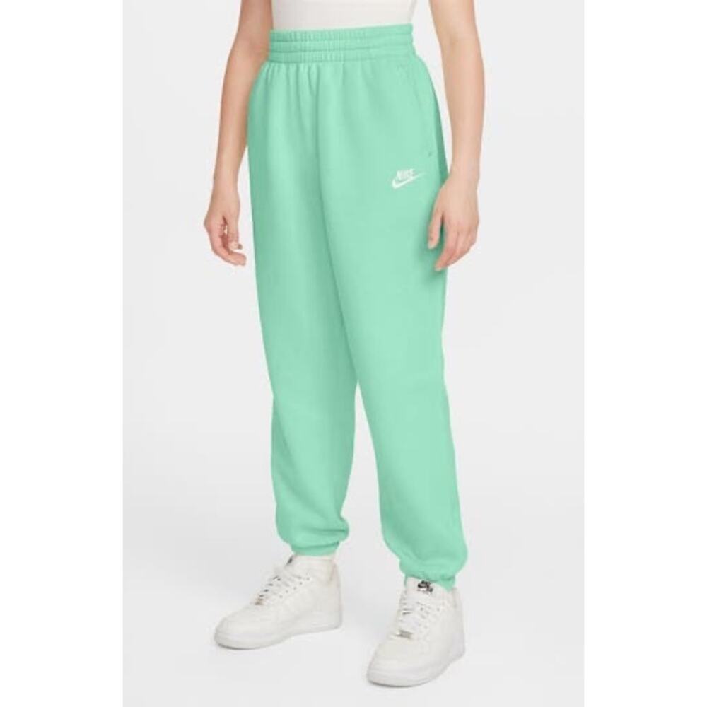 Nike Youth Small Club Fleece Sweatpants - Mint Foam - Picture 1 of 5